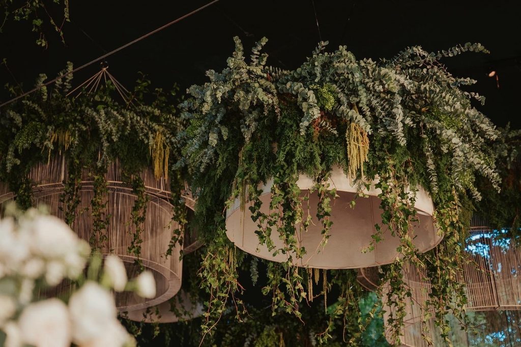 decoración de boda con arreglos florales