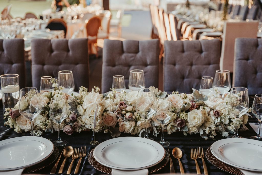 centro de mesa de flores para bodas
